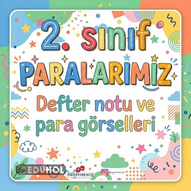 Paralarımız Defter Notu ve Görseleri