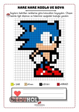 Pixelart Sonic