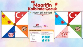 Maarifin Kalbinde Çocuk- Rüzgarla Dönen Renkler ( Rüzgar Gülü)