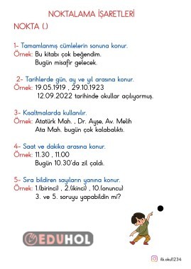 noktalama işaretleri konu anlatımı