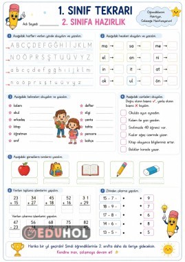 1.SINIF TEKRARI 2. SINIF HAZIRLIĞI