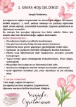 1.SINIF VELİYE MEKTUP BİLGİLENDİRME