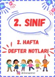 2. SINIF 2. HAFTA DEFTER NOTU