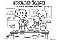 2. SINIF SIVILARI ÖLÇME BOYAMA SAYFASI