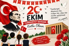 29 EKİM CUMHURİYET BAYRAMI DİJİTAL PANO AKILLI TAHTA