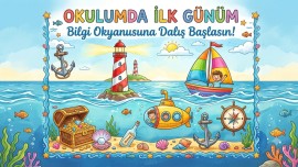 DİJİTAL PANO DENİZ TEMALI 1.SINIF