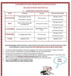 1.Sınıf Beslenme Programı