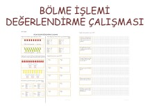 BÖLME İŞLEMİ DEĞERLENDİRME ÇALIŞMASI