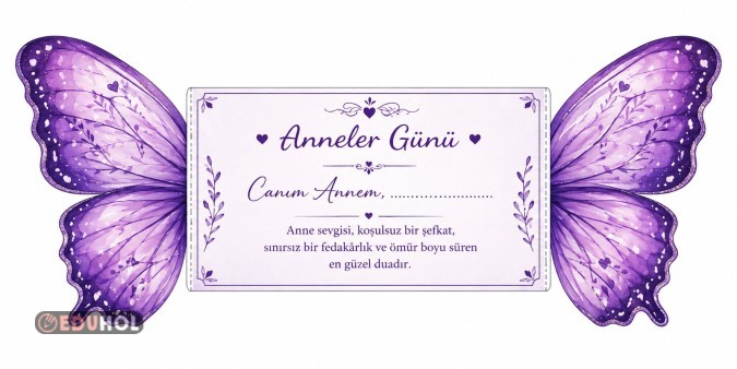 Anneler Günü - Mesaj Kartı