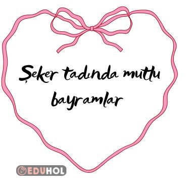 Bayram Tebrik Kartı - Süsleme