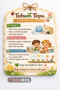 Çevre Bilinci - Tohum Topu Etkinliği