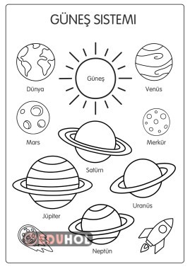 Güneş Sistemi | Boyama