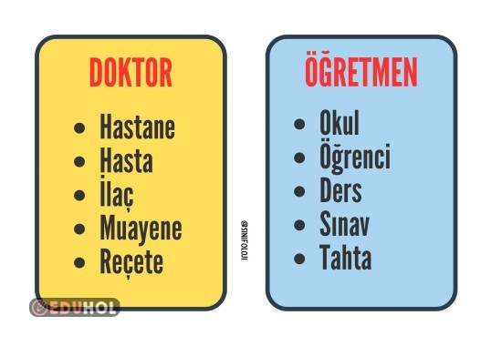 Meslekler Tabu -  Oyun Kartları