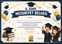 İlkokul Mezuniyet Belgesi
