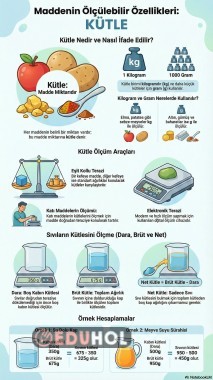 MADDENİN ÖLÇÜLEBİLİR ÖZELLİKLERİ : KÜTLE POSTER