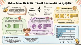 ADIM ADIM KESİRLER POSTER