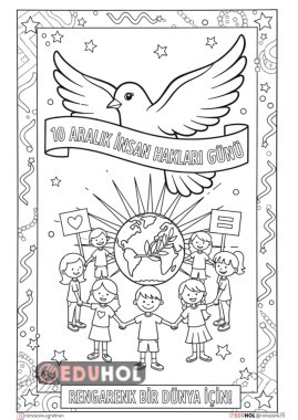 10 ARALIK DÜNYA İNSAN HAKLARI GÜNÜ BOYAMA