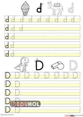 D SESİ YAZMA ÇALIŞMASI ÖDEV