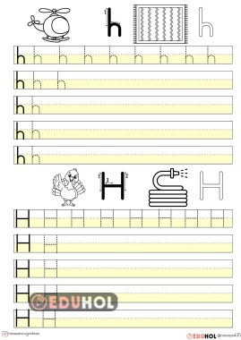 H SESİ YAZMA ÖDEVİ
