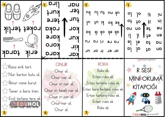 R SESİ MİNİ OKUMA KİTAPÇIĞI