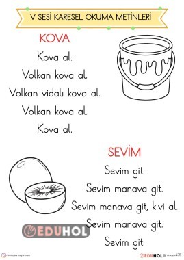 V SESİ KARESEL OKUMA METİNLERİ