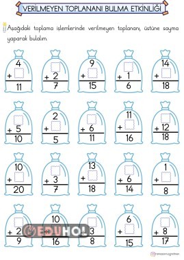 VERİLMEYEN TOPLANANI BULMA ETKİNLİĞİ