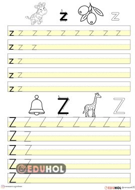 Z SESİ YAZMA ÇALIŞMASI ÖDEV