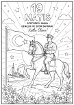 19 MAYIS BOYAMA GÖRSELİ
