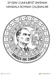 29 EKİM MANDALA BOYAMA ÇALIŞMASI
