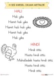 H SESİ KARESEL OKUMA METİNLERİ