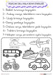 TAŞITLAR OKU ANLA BOYA ETKİNLİĞİ