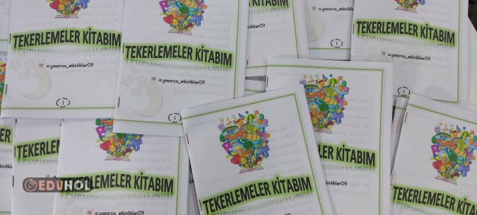 1.SİNİF TEKERLEMELER KİTABIMIZ 😉👍