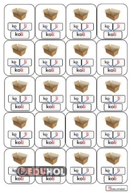 O HARFİ - KOLİ İnteraktif Defter Çalışması(Kes Deftere Yapıştır)