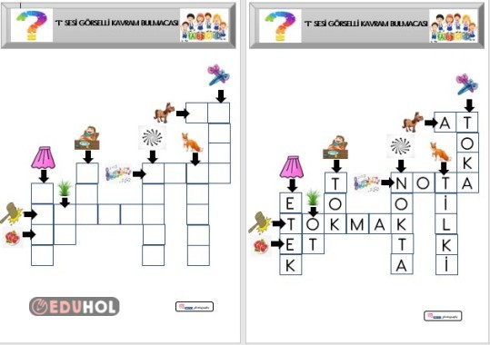 T Sesi Kavram Bulmacası Görs Eduhol Etkinlik İndir Oyun Oyna