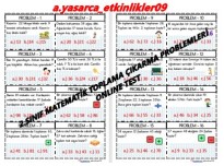 2.SINIF MATEMATİK ONLINE TEST (TOPLAMA ÇIKARMA İŞLEMLERİ PROBLEMELERİ KONUSU)