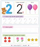 Özel Eğitim Matematik 2 rakamını öğreniyorum etkinliği