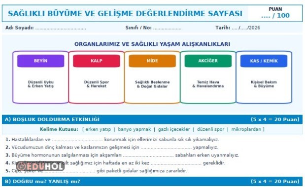 2.Sınıf_Hayat_Bilgisi_2_Sağlıklı_Büyüme_Karma_degerlendirme_sayfasi
