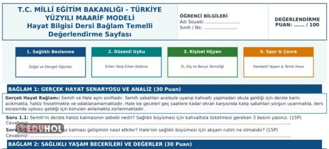 2.Sınıf_Hayat_Bilgisi_2_Sağlıklı_Büyüme_TYMM_Bağlam_degerlendirme