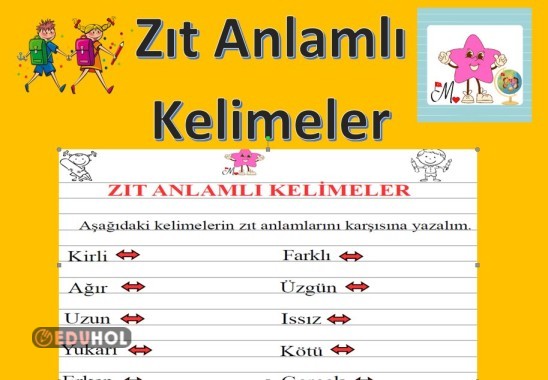 ZIT ANLAMLI KELİMELER DEĞERLENDİRMESİ