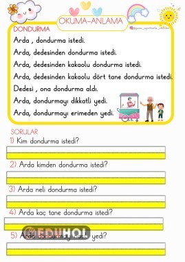 1.SINIF D SESİ ETKİNLİK VE METİNLERİ