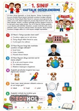 1.Sınıf Kazanım Değerlendirme