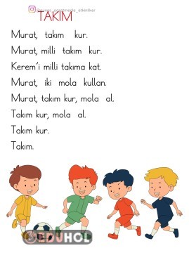 1.SINIF M SESİ METİNLERİ