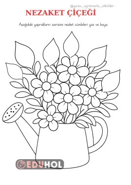 NEZAKET GÜNÜ BOYAMA ETKİNLİĞİ