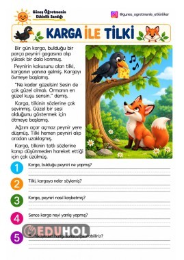 Türkçe Okuma Anlama Metinleri