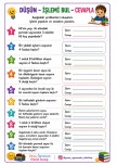 1.Sınıf Matematik Problemleri