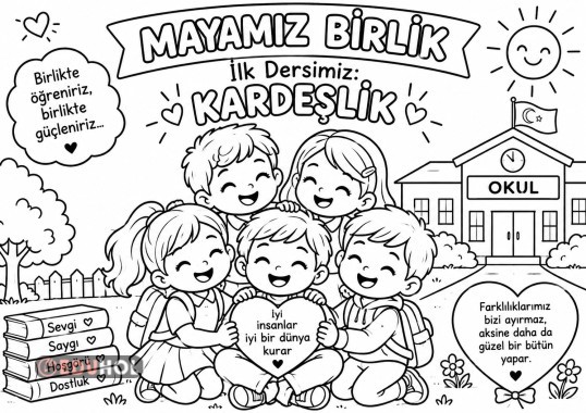 Mayamız birlik ilk dersimiz kardeşlik 🤗