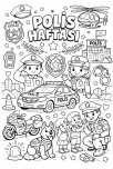 Polis haftası boyama