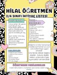 İhtiyaç Listesi