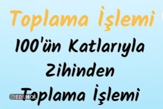 Zihinden Toplama İşlemi Konusunu Pekiştirelim 🫠🫠🫠