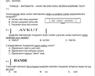 Değerlendirme